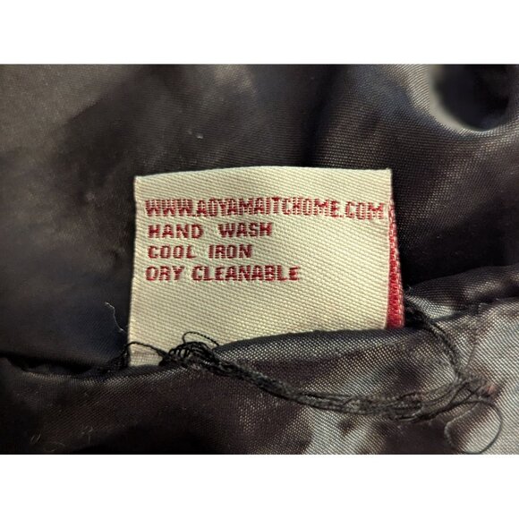 aoyama itchome Wool Blend Sleeveless A-Line Dress With Pleated Front Detail Back - Picture 9 of 9